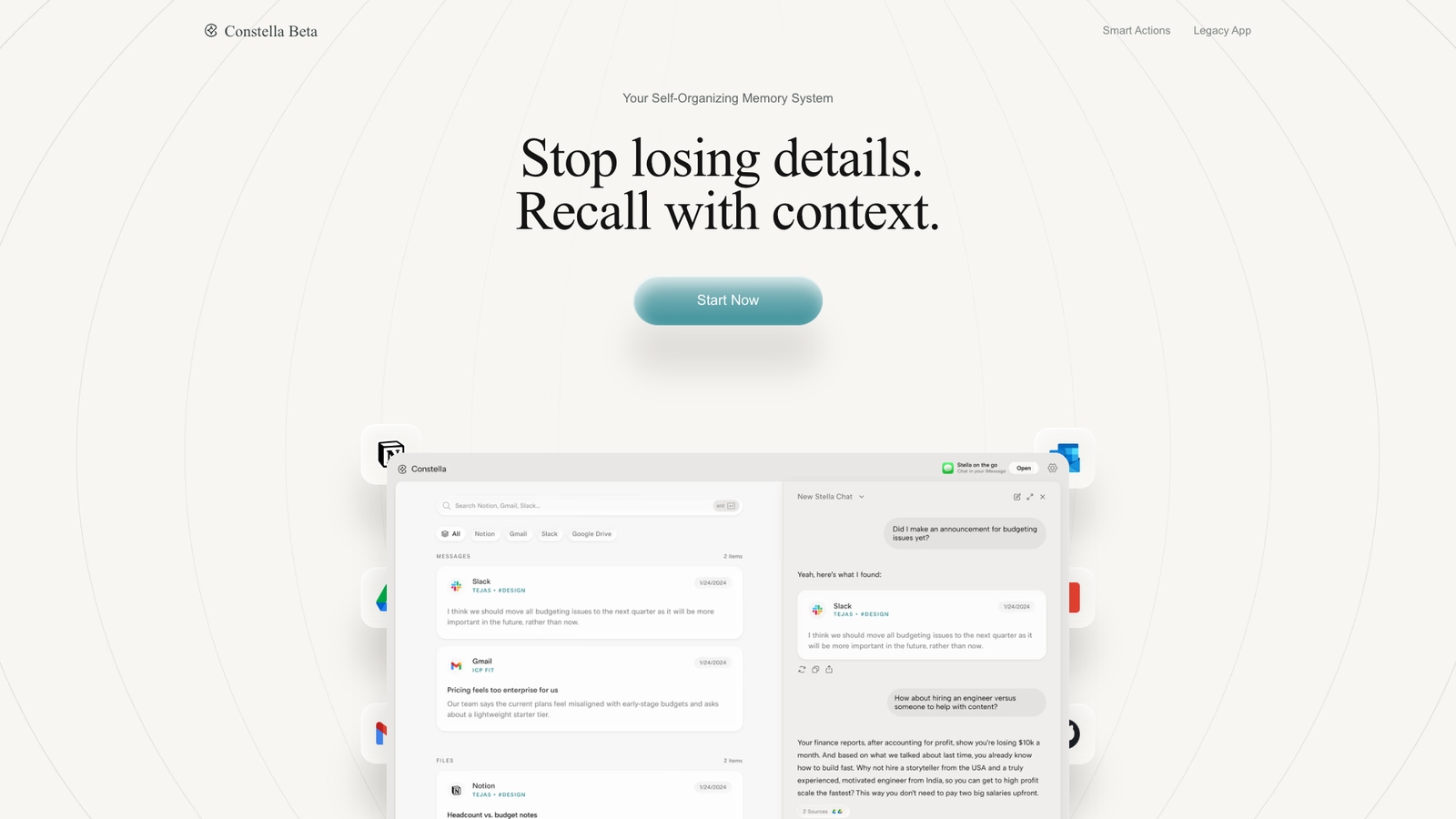 Constella — интерфейс нейросети Constella — интерфейс нейросети