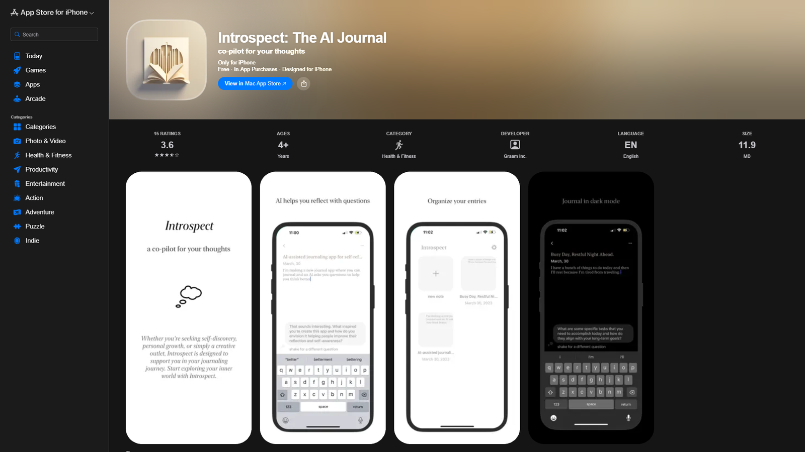Introspect The AI Journal — интерфейс нейросети Introspect The AI Journal — интерфейс нейросети