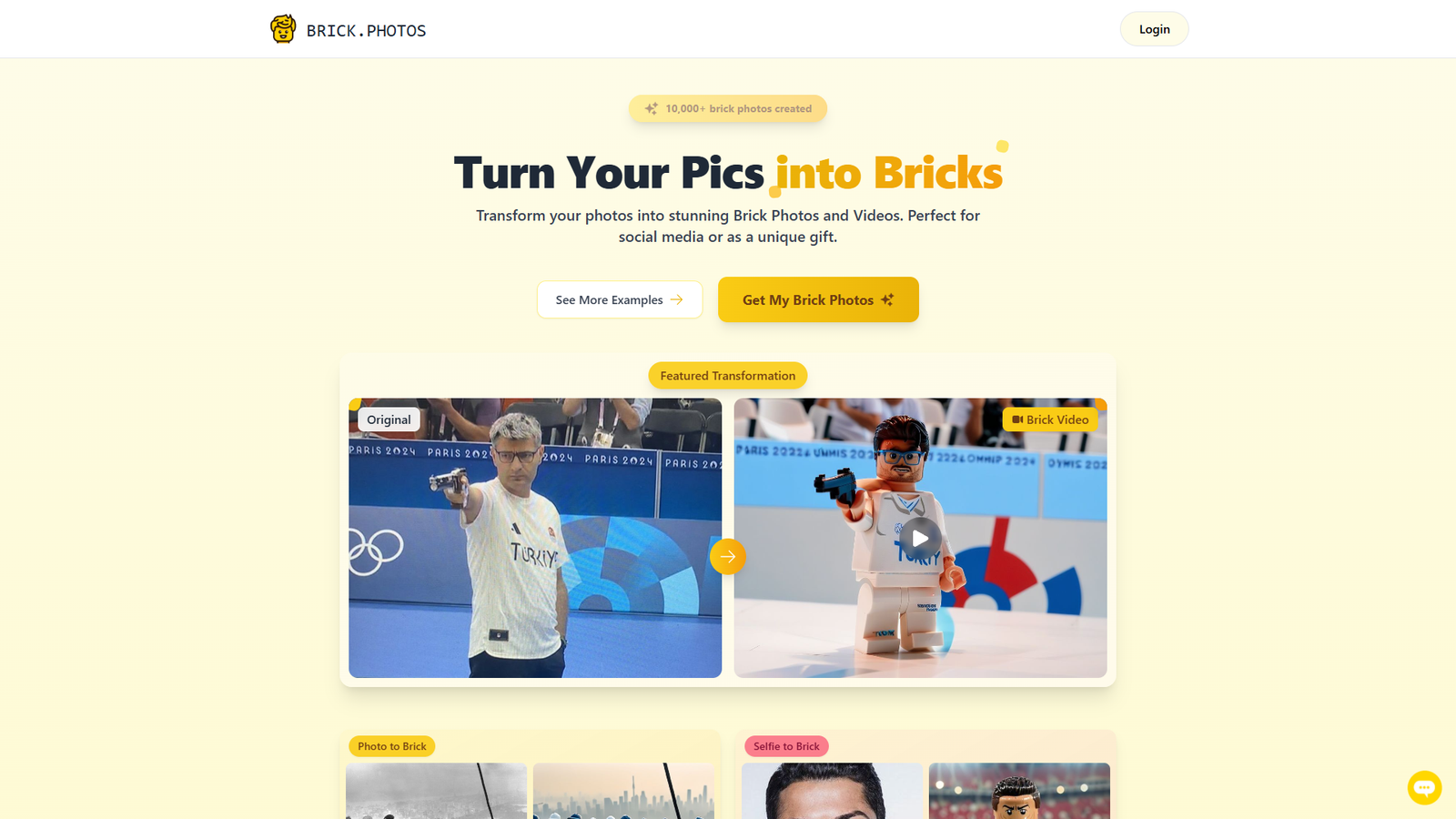 Brick.Photos — интерфейс нейросети Brick.Photos — интерфейс нейросети