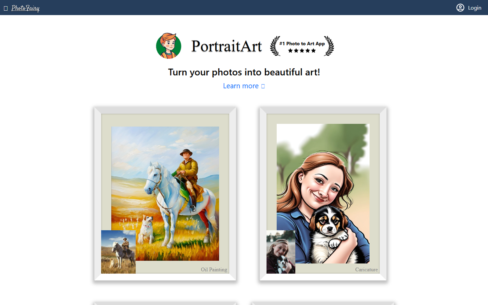 PhotoFairy — интерфейс нейросети PhotoFairy — интерфейс нейросети