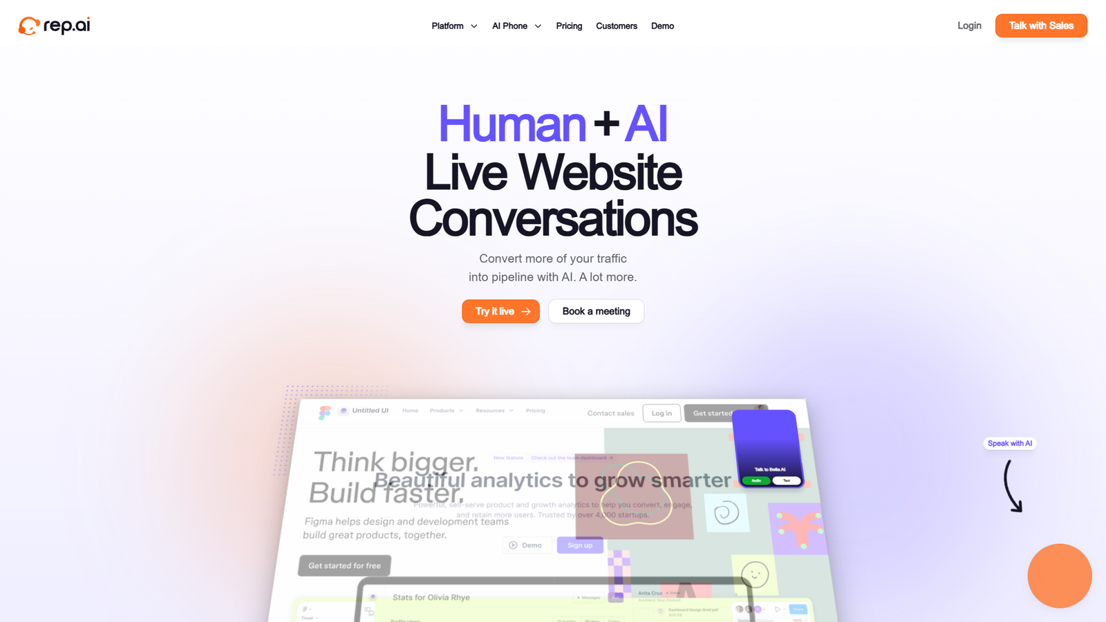 Rep.ai — интерфейс нейросети Rep.ai — интерфейс нейросети
