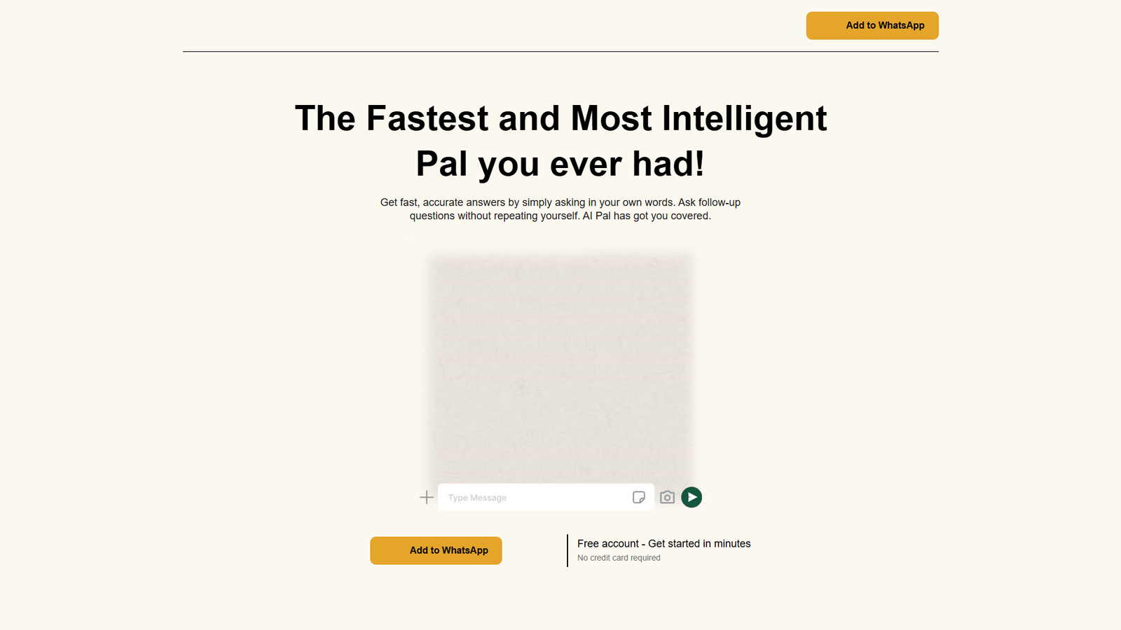 AI Pal for WhatsApp — интерфейс нейросети AI Pal for WhatsApp — интерфейс нейросети