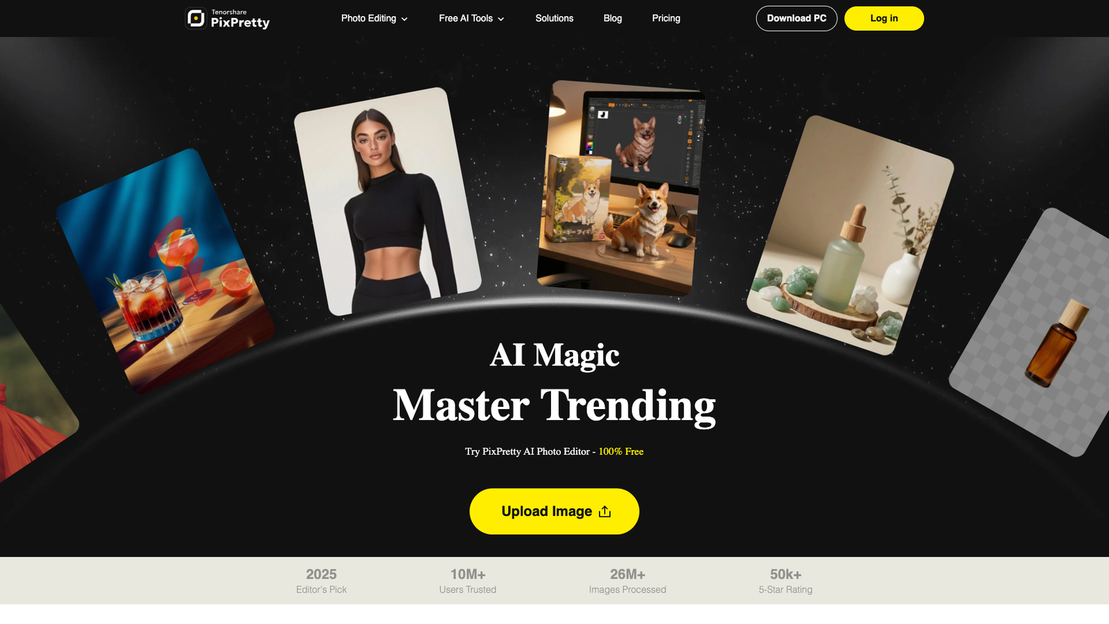 Tenorshare PixPretty — интерфейс нейросети