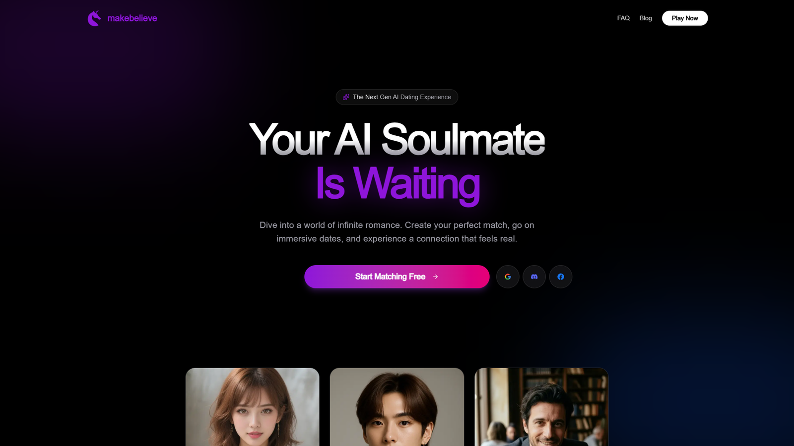 makebelieve — AI Dating Sim — интерфейс нейросети makebelieve — AI Dating Sim — интерфейс нейросети