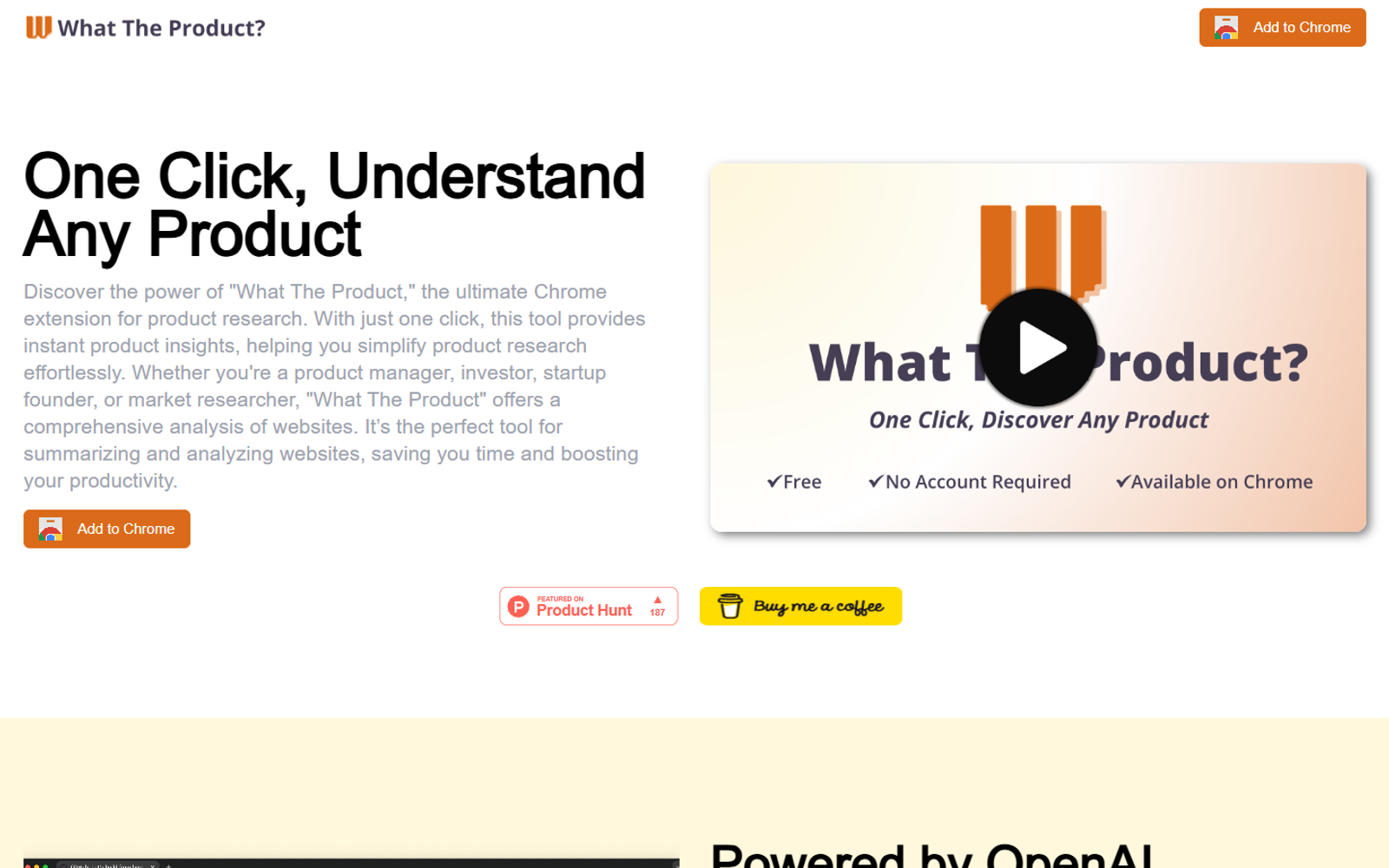 What The Product — интерфейс нейросети What The Product — интерфейс нейросети