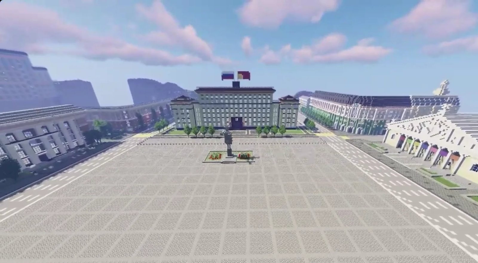 Arnis Minecraft Площадь Arnis Minecraft Площадь