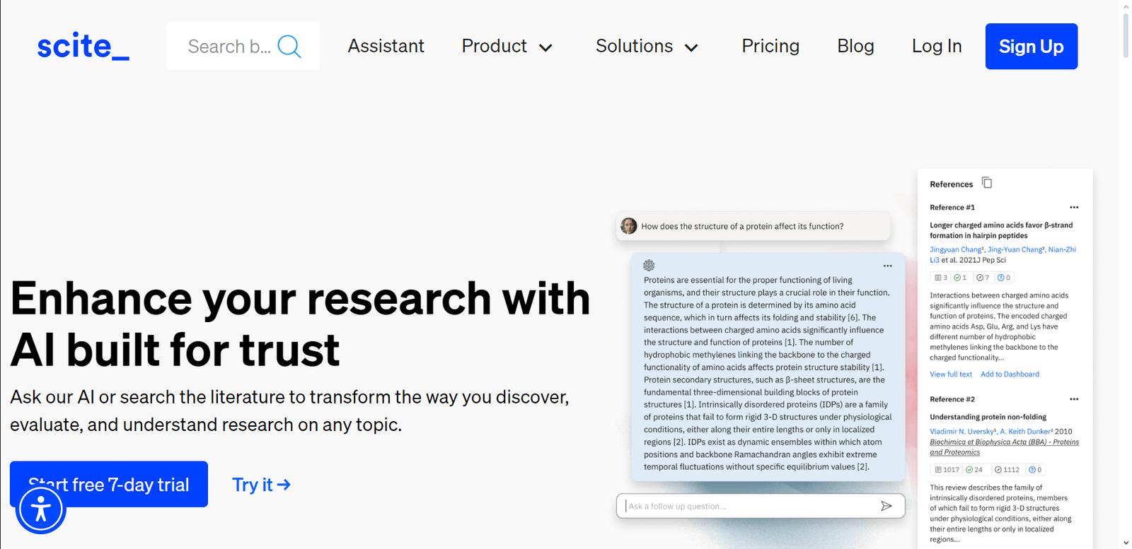 Scite Features Scite Features