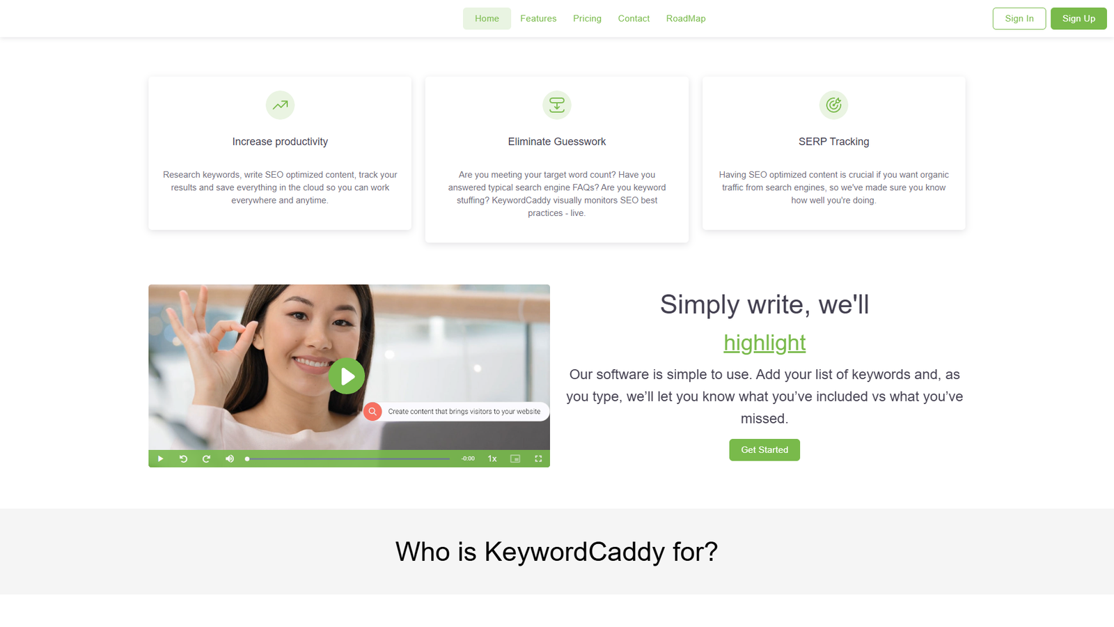KeywordCaddy — интерфейс нейросети KeywordCaddy — интерфейс нейросети