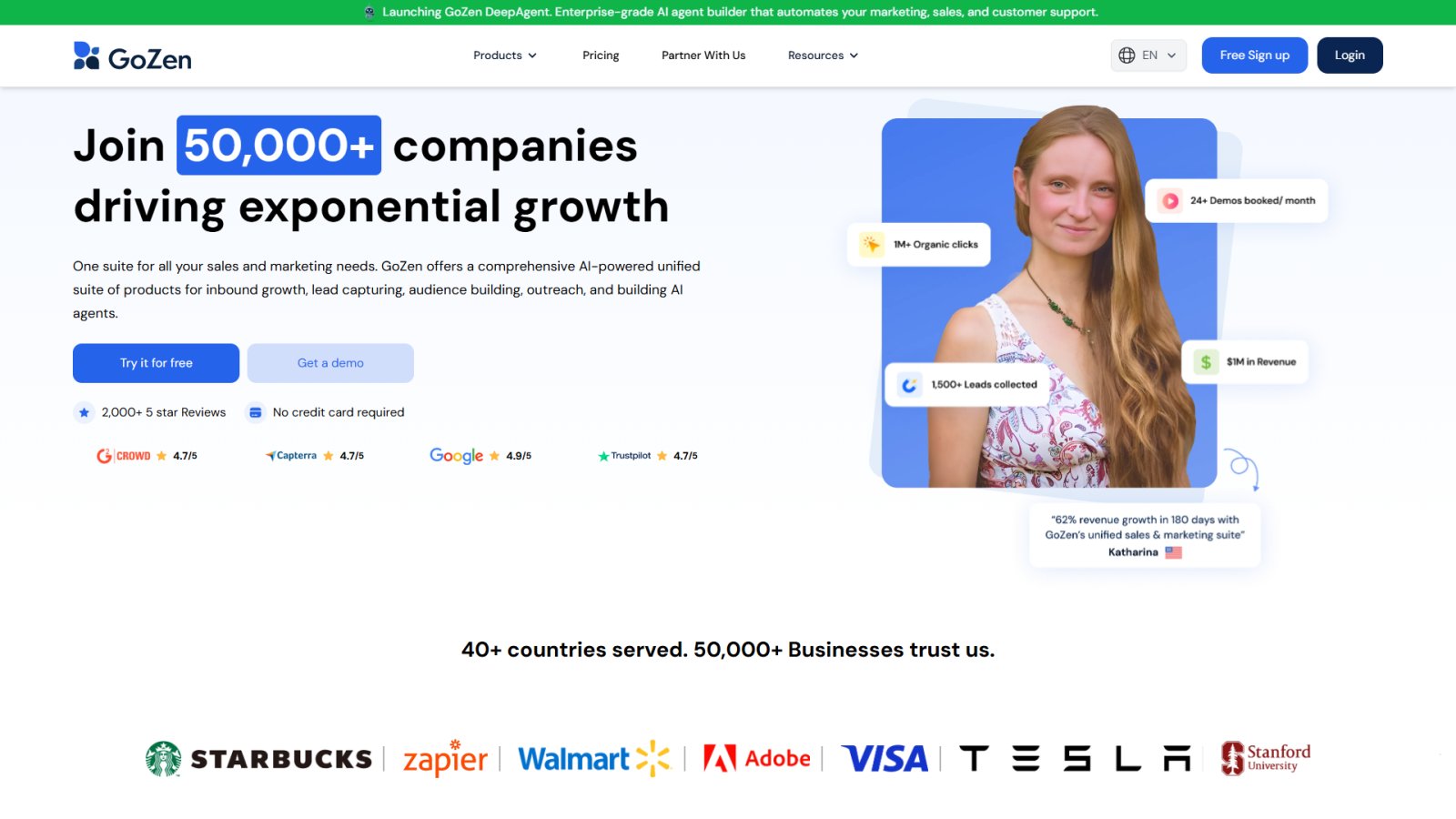 GoZen Content AI нейросеть Главная страница
