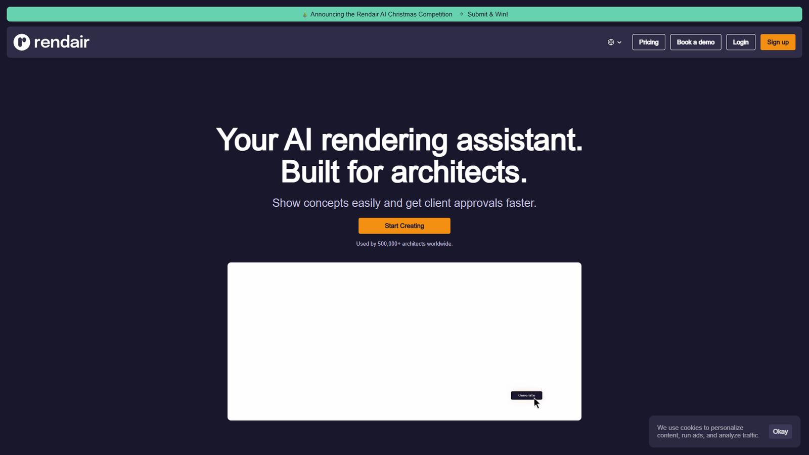 Rendair AI — интерфейс нейросети Rendair AI — интерфейс нейросети