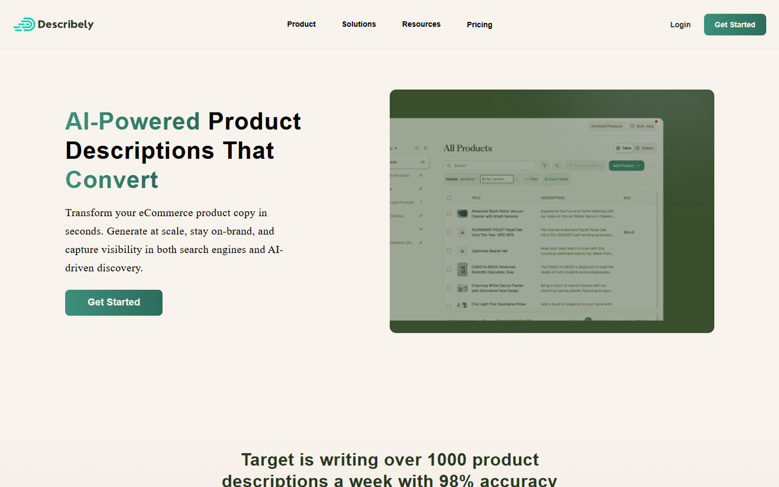 Describely — интерфейс нейросети Describely — интерфейс нейросети