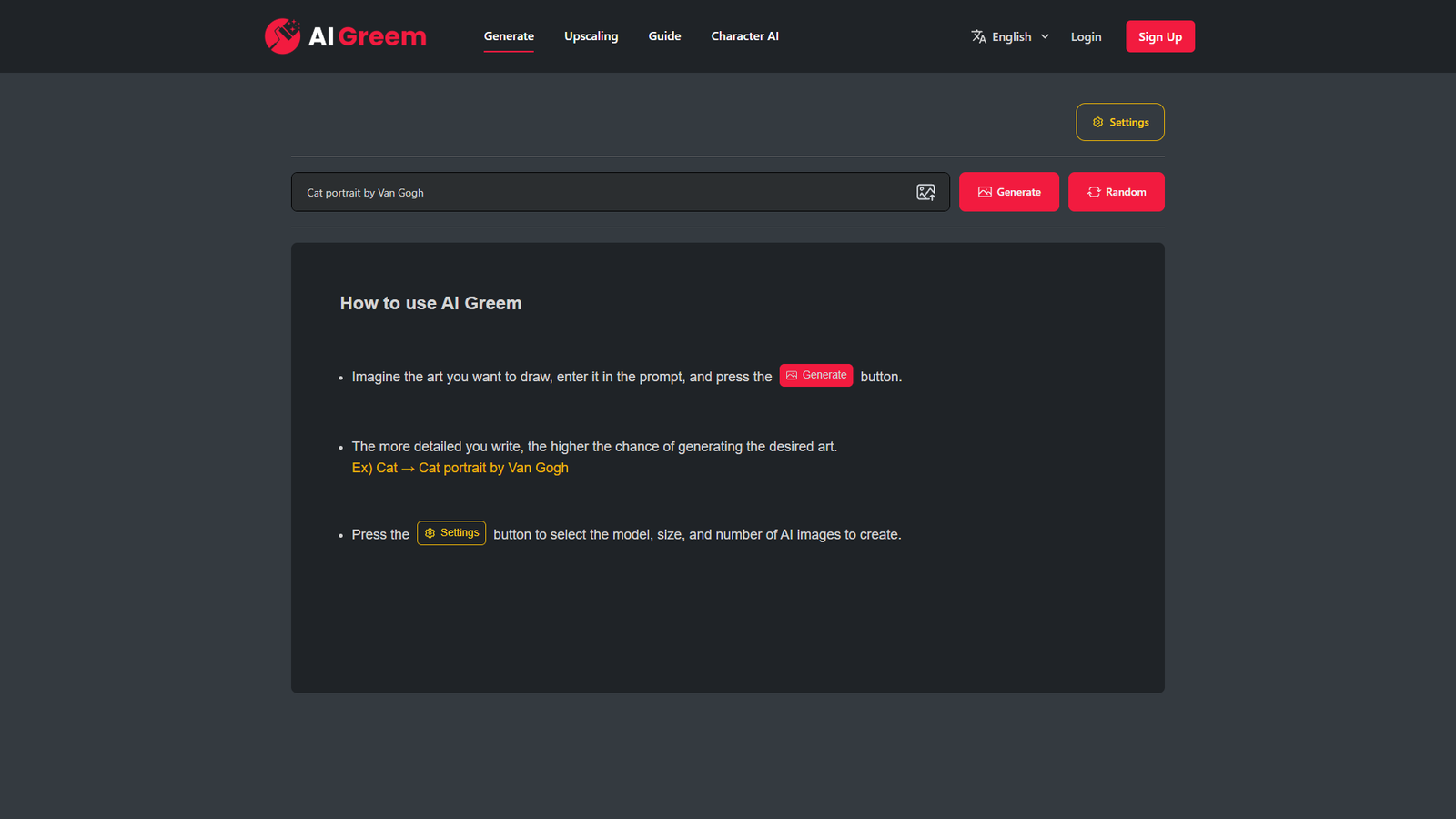 AI Greem — интерфейс нейросети AI Greem — интерфейс нейросети