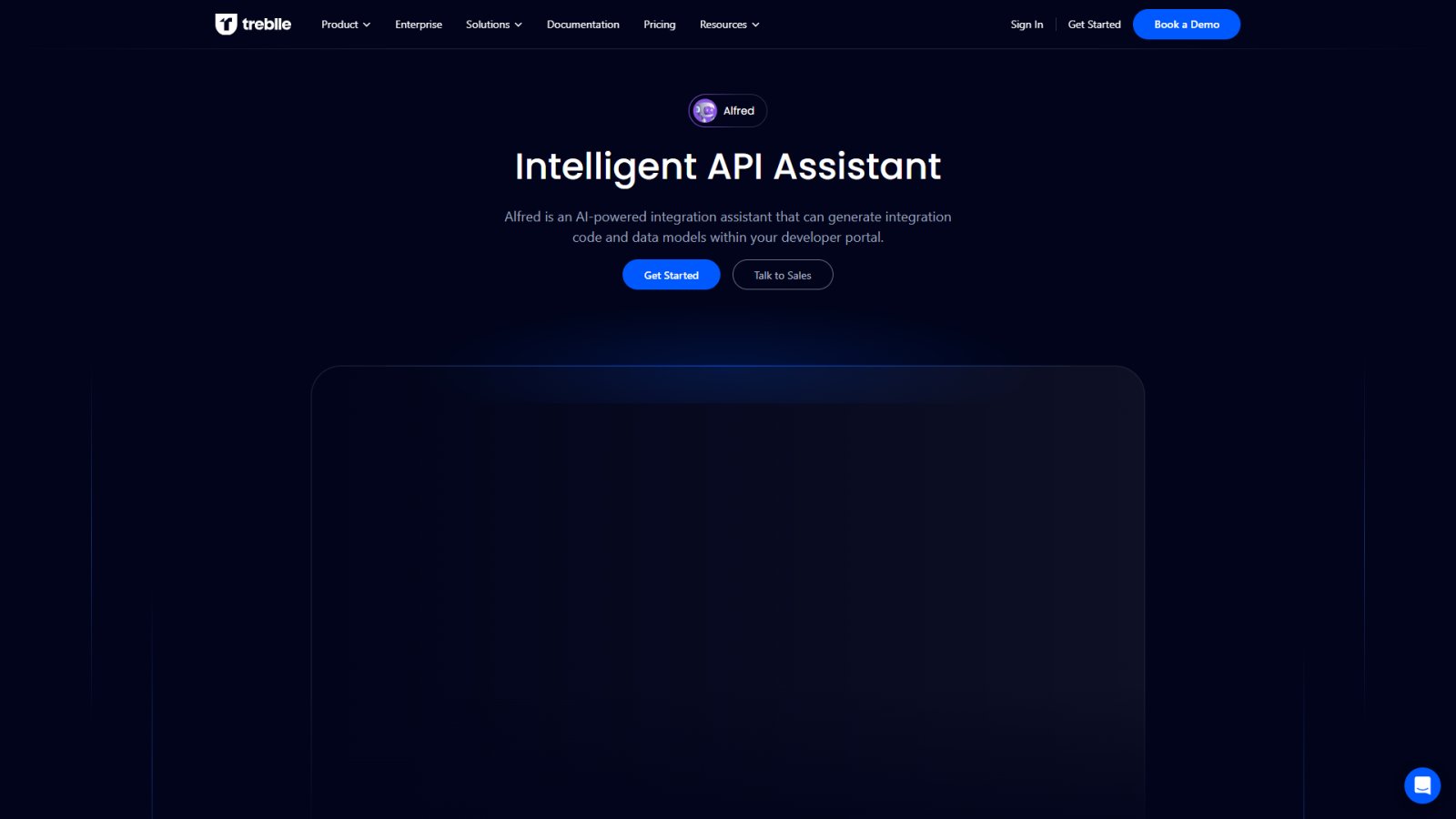 Alfred AI нейросеть Главная страница