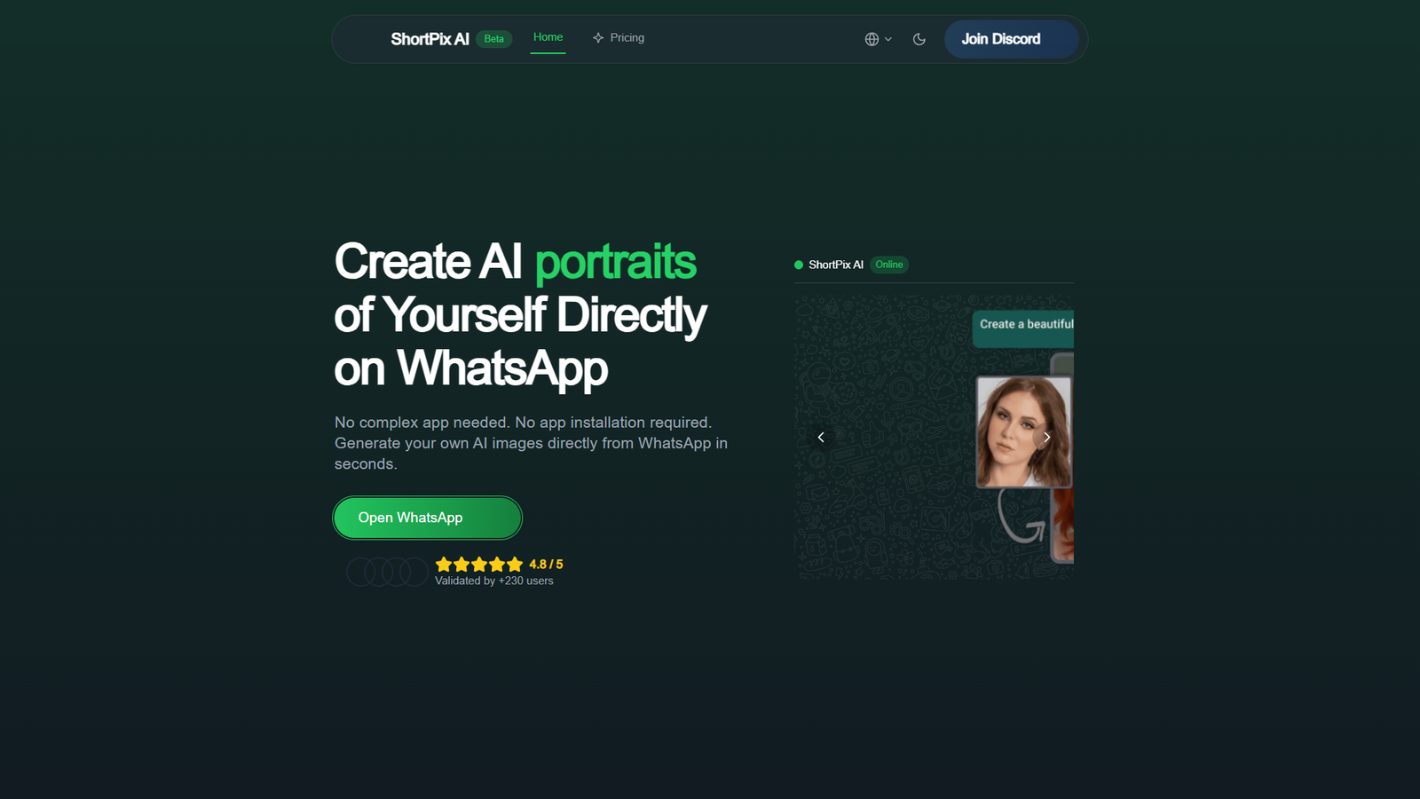 ShortPix AI — интерфейс нейросети ShortPix AI — интерфейс нейросети