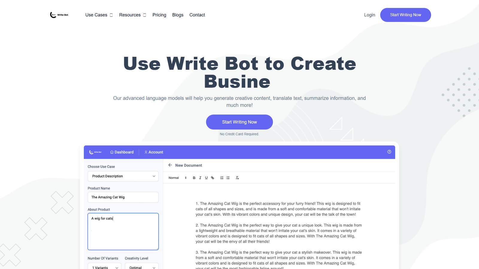 Writebot — интерфейс нейросети Writebot — интерфейс нейросети