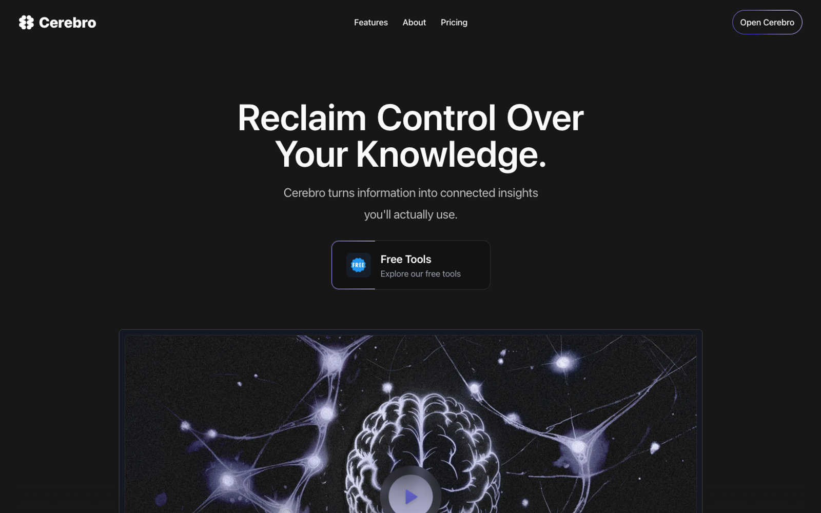 Cerebro — интерфейс нейросети Cerebro — интерфейс нейросети