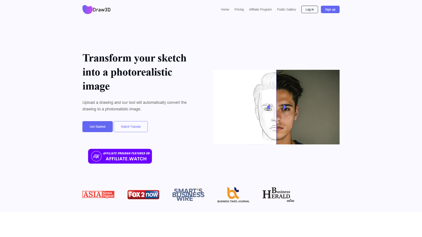 Draw3D — интерфейс нейросети Draw3D — интерфейс нейросети
