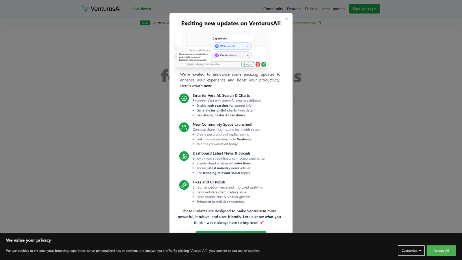 VenturusAI — интерфейс нейросети VenturusAI — интерфейс нейросети