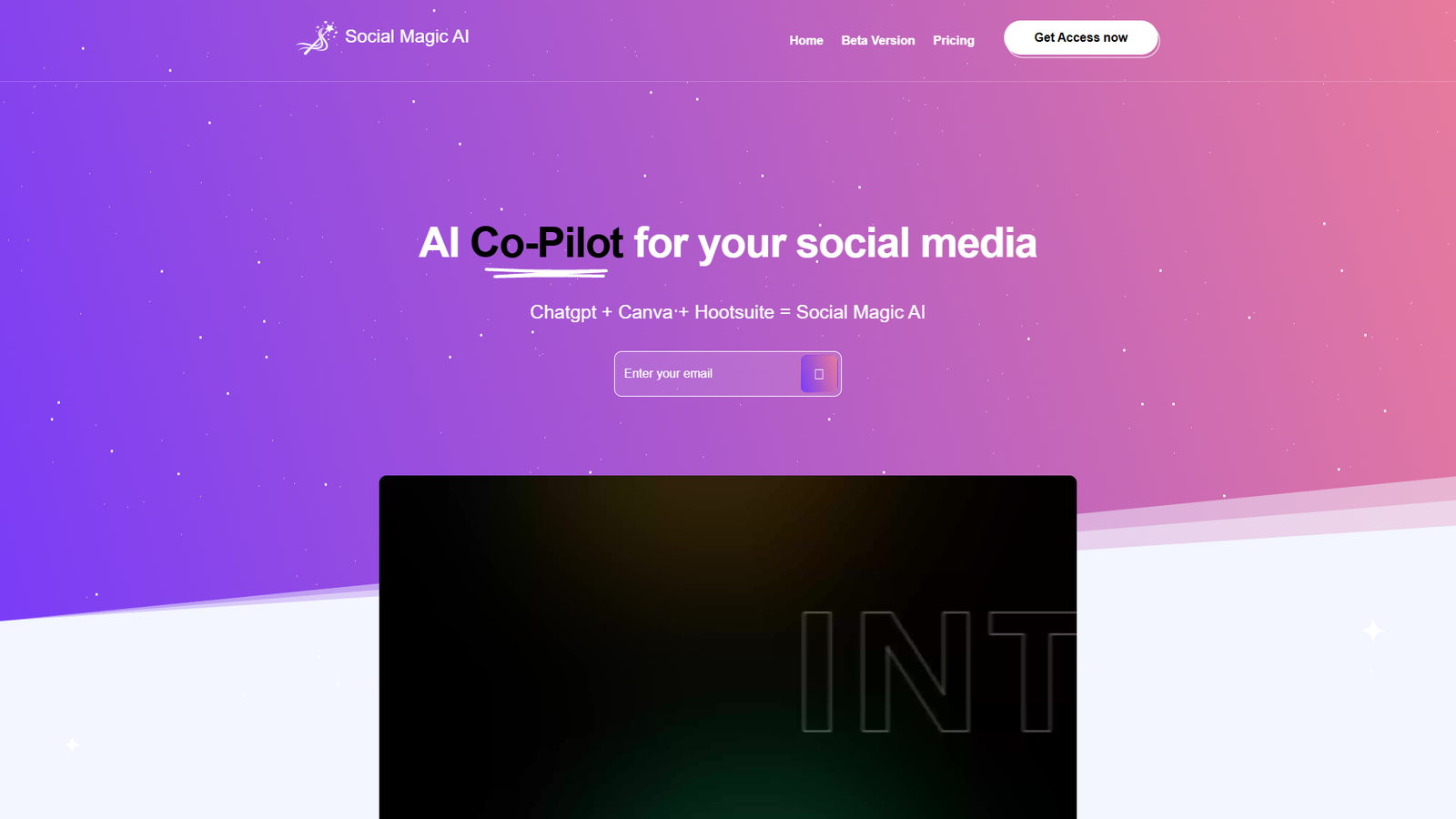 Social Magic AI — интерфейс нейросети Social Magic AI — интерфейс нейросети