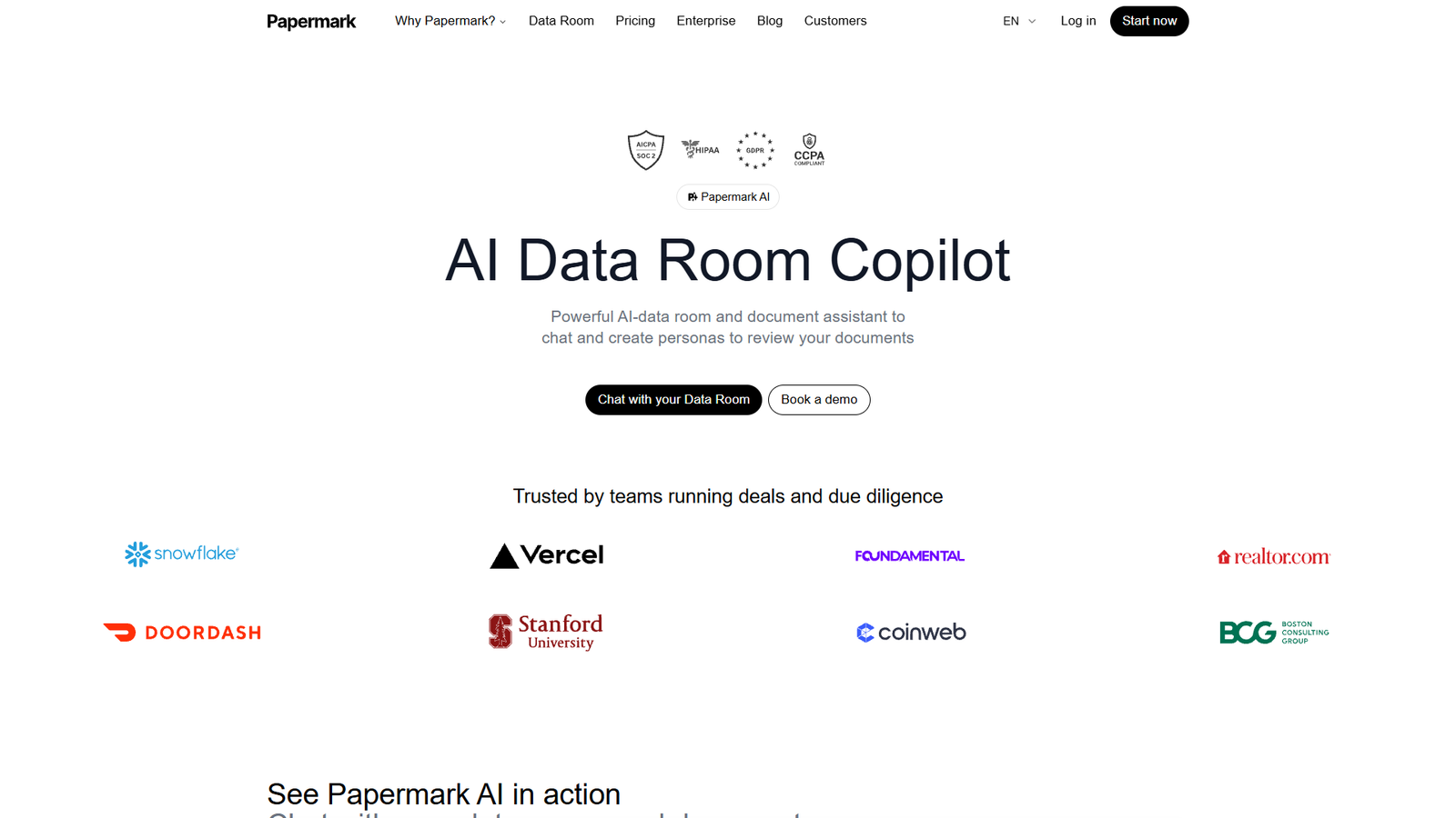 Papermark AI — интерфейс нейросети Papermark AI — интерфейс нейросети