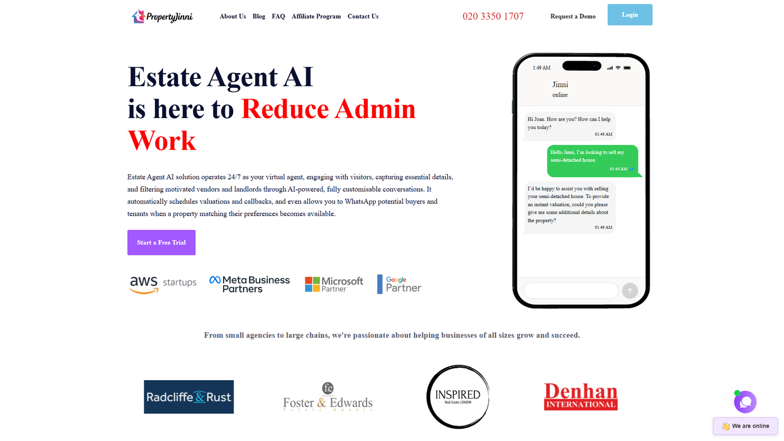 PropertyJinni — интерфейс нейросети PropertyJinni — интерфейс нейросети