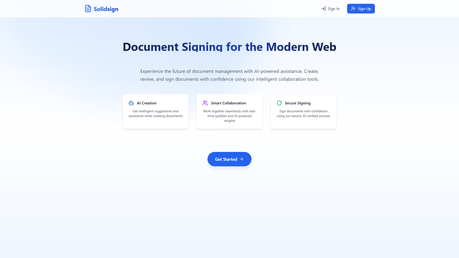 Solidsign — интерфейс нейросети Solidsign — интерфейс нейросети