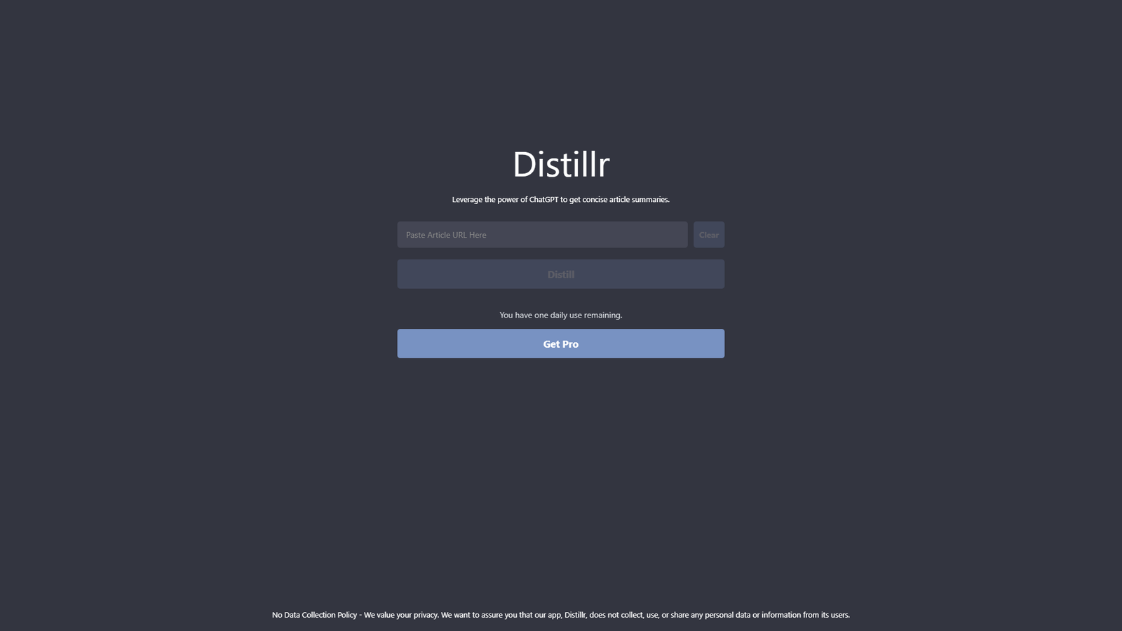 Distillr — интерфейс нейросети Distillr — интерфейс нейросети