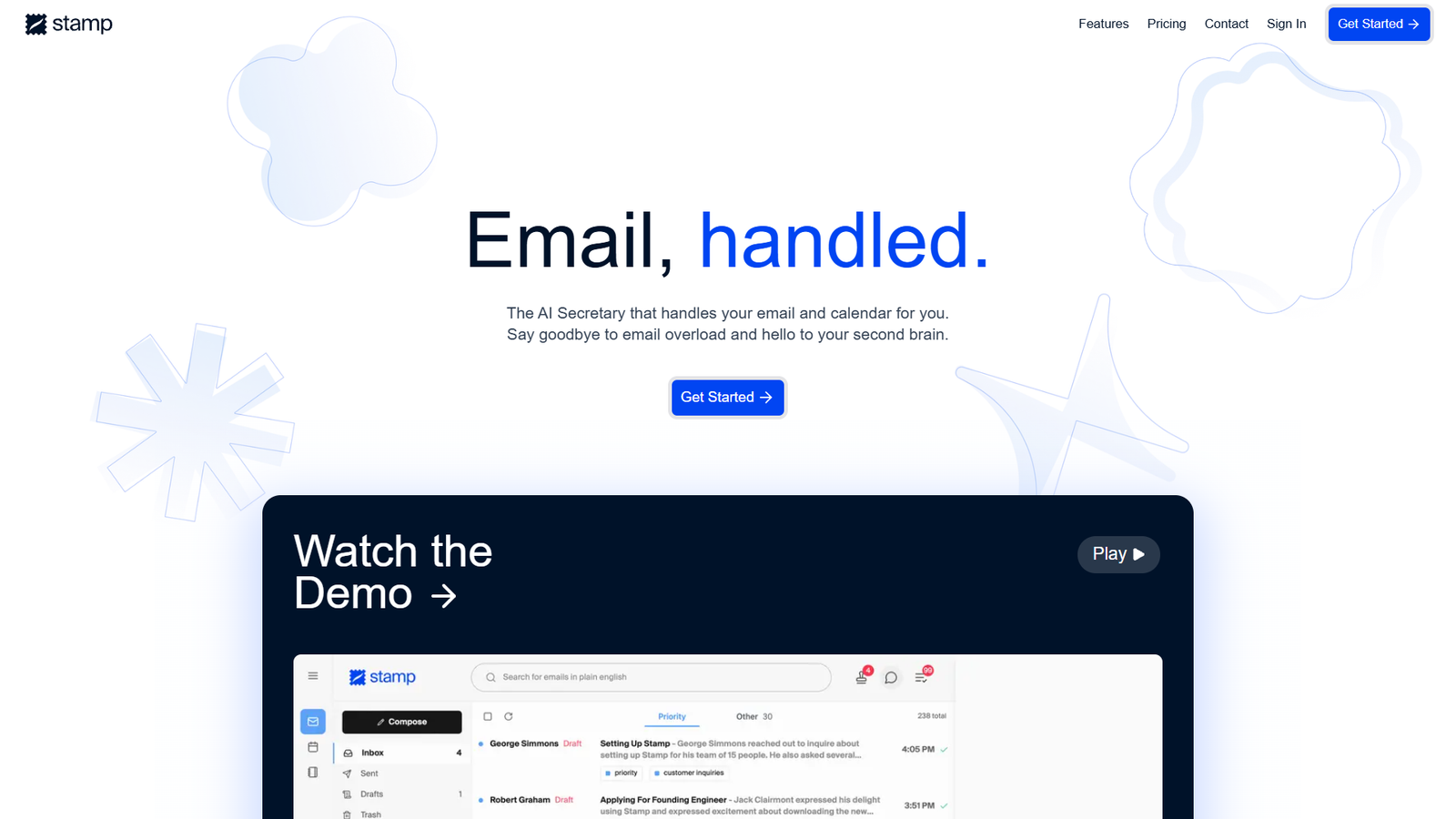Stamp — интерфейс нейросети Stamp — интерфейс нейросети