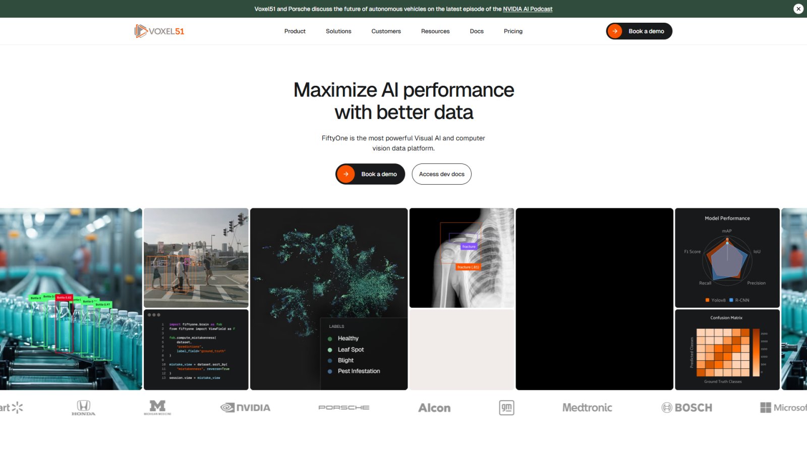 FiftyOne нейросеть Главная страница