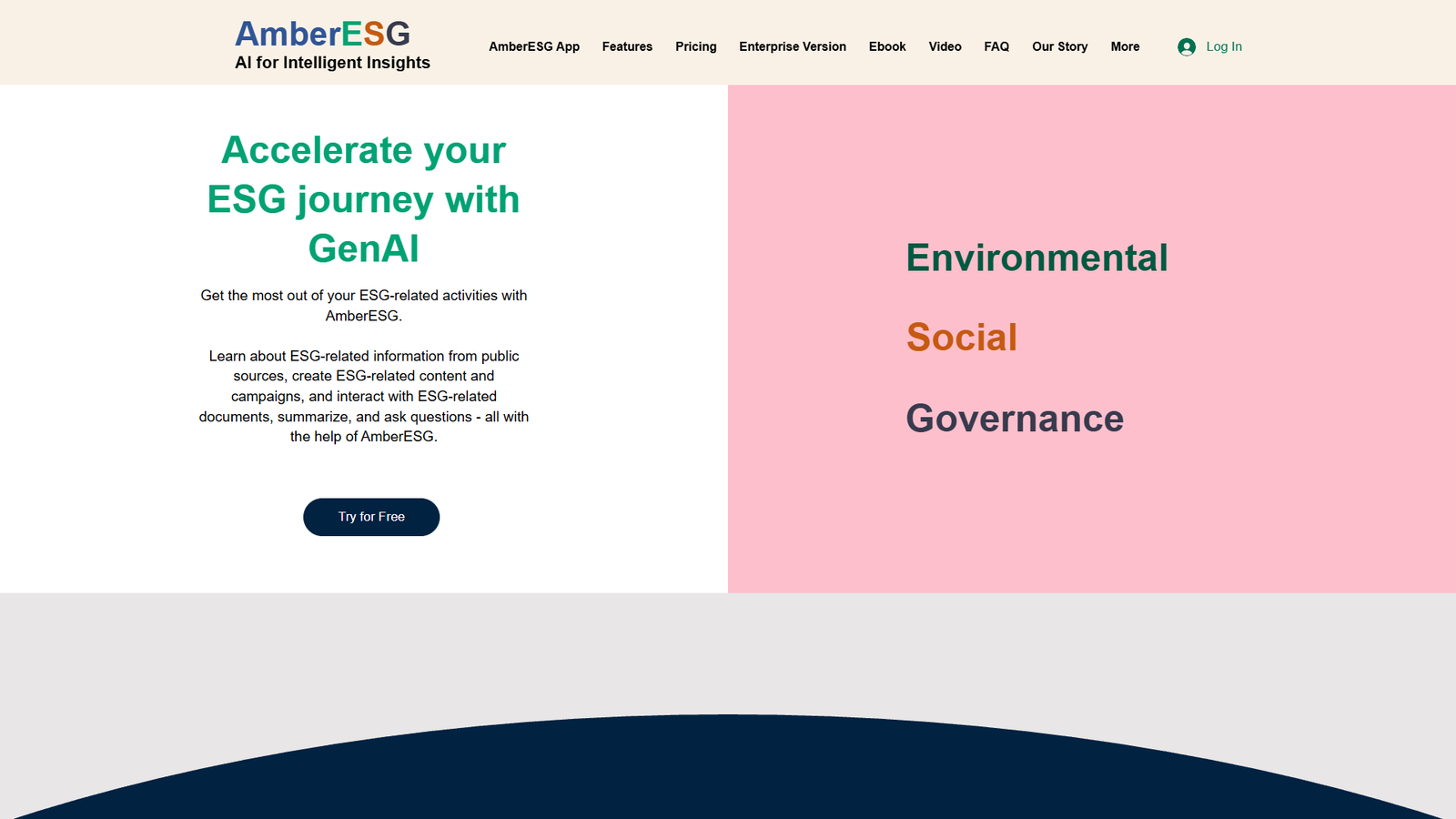AmberESG — интерфейс нейросети AmberESG — интерфейс нейросети