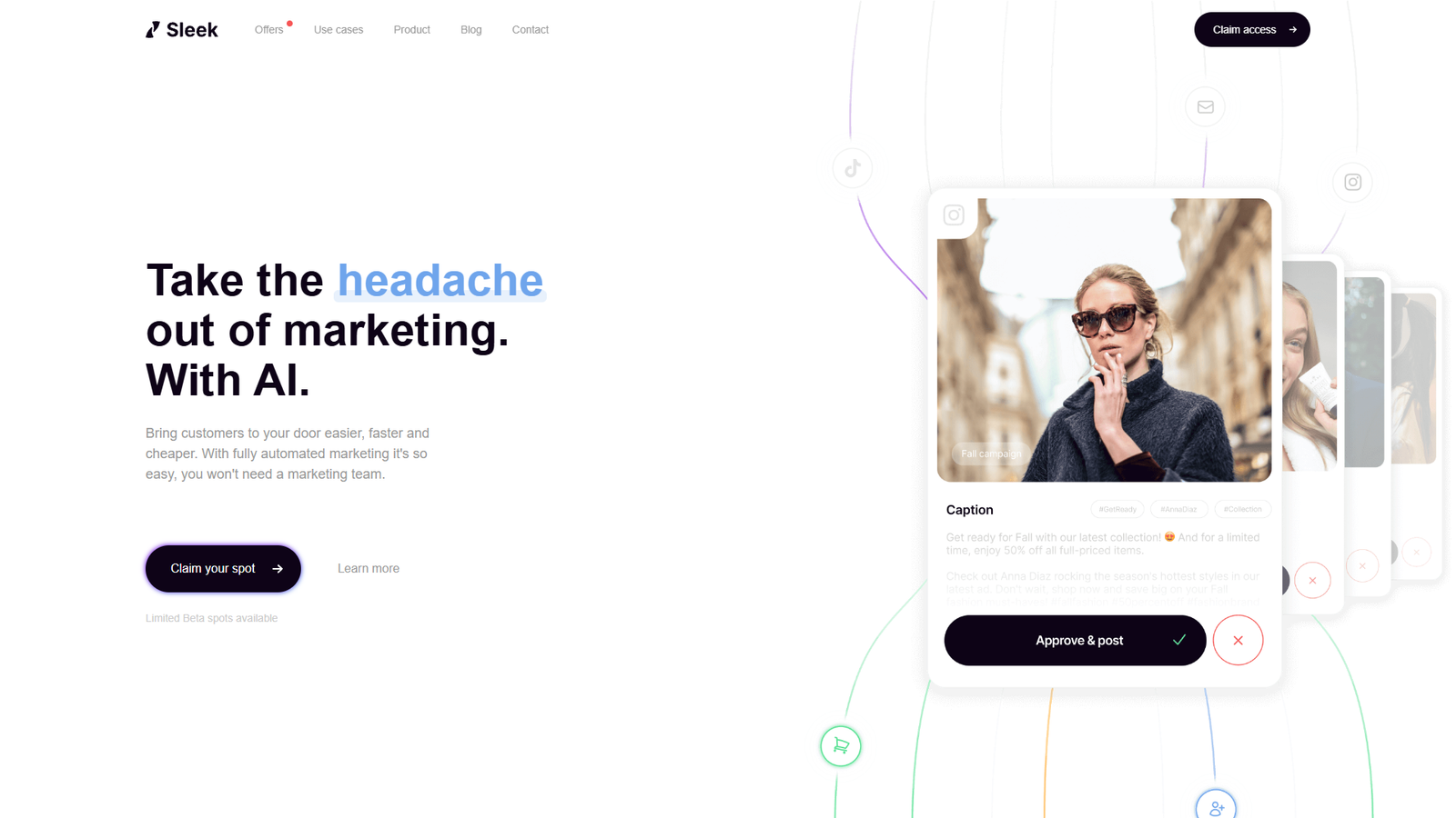 Sleek AI — интерфейс нейросети Sleek AI — интерфейс нейросети