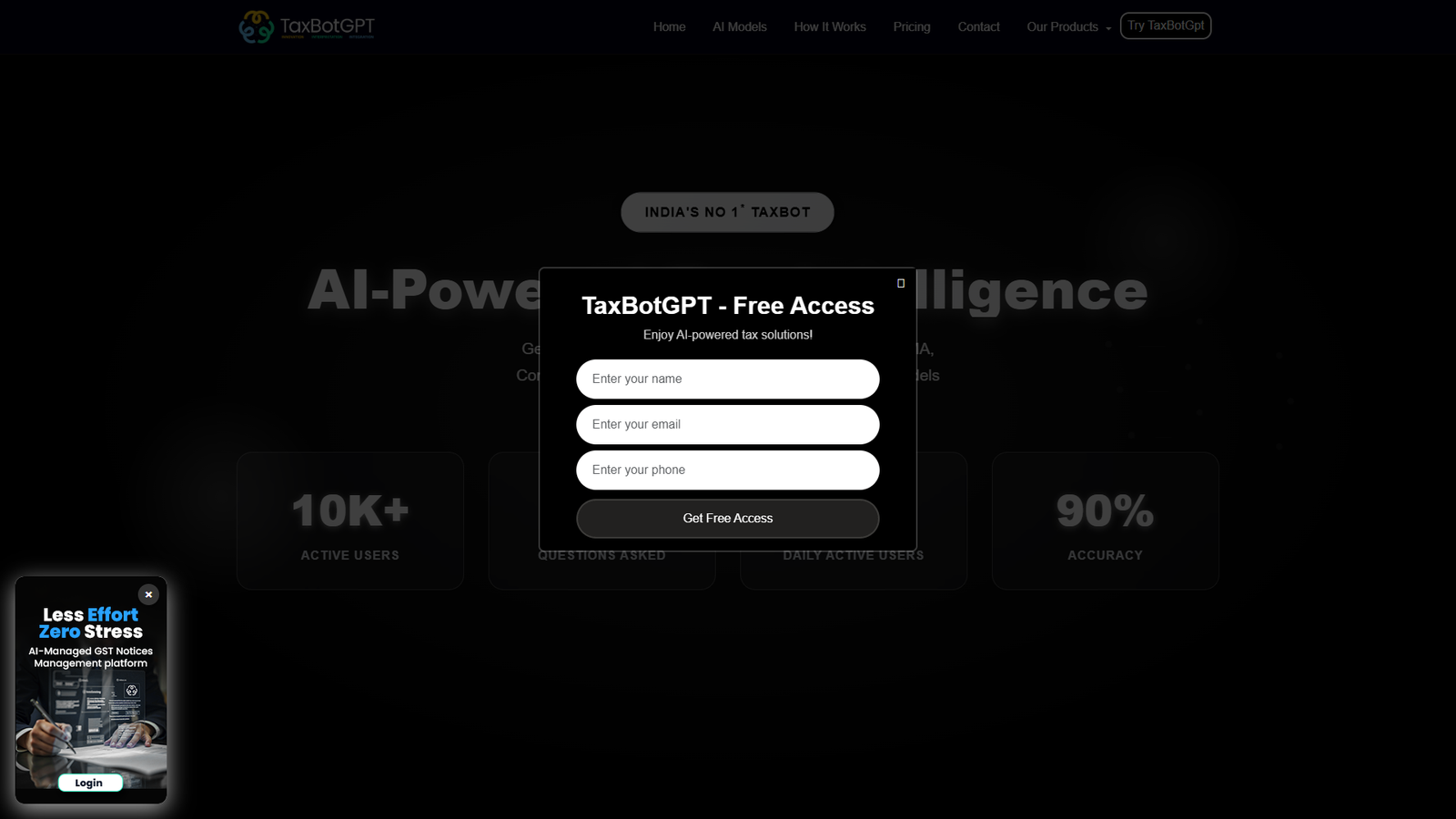 TaxBotGPT — интерфейс нейросети TaxBotGPT — интерфейс нейросети