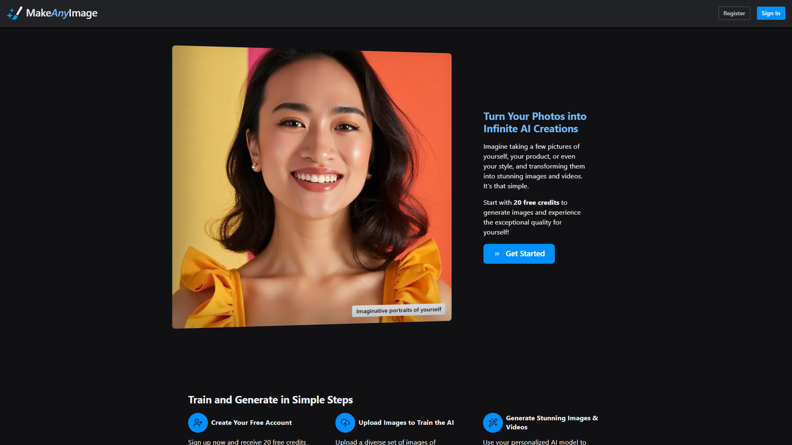 Make Any Image — интерфейс нейросети Make Any Image — интерфейс нейросети