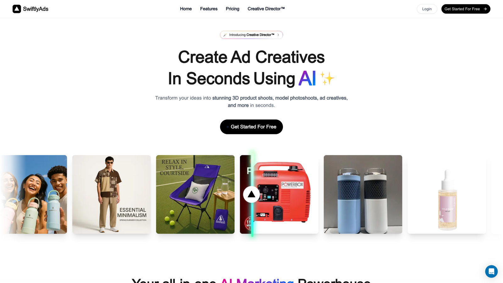 SwiftlyAds — интерфейс нейросети SwiftlyAds — интерфейс нейросети