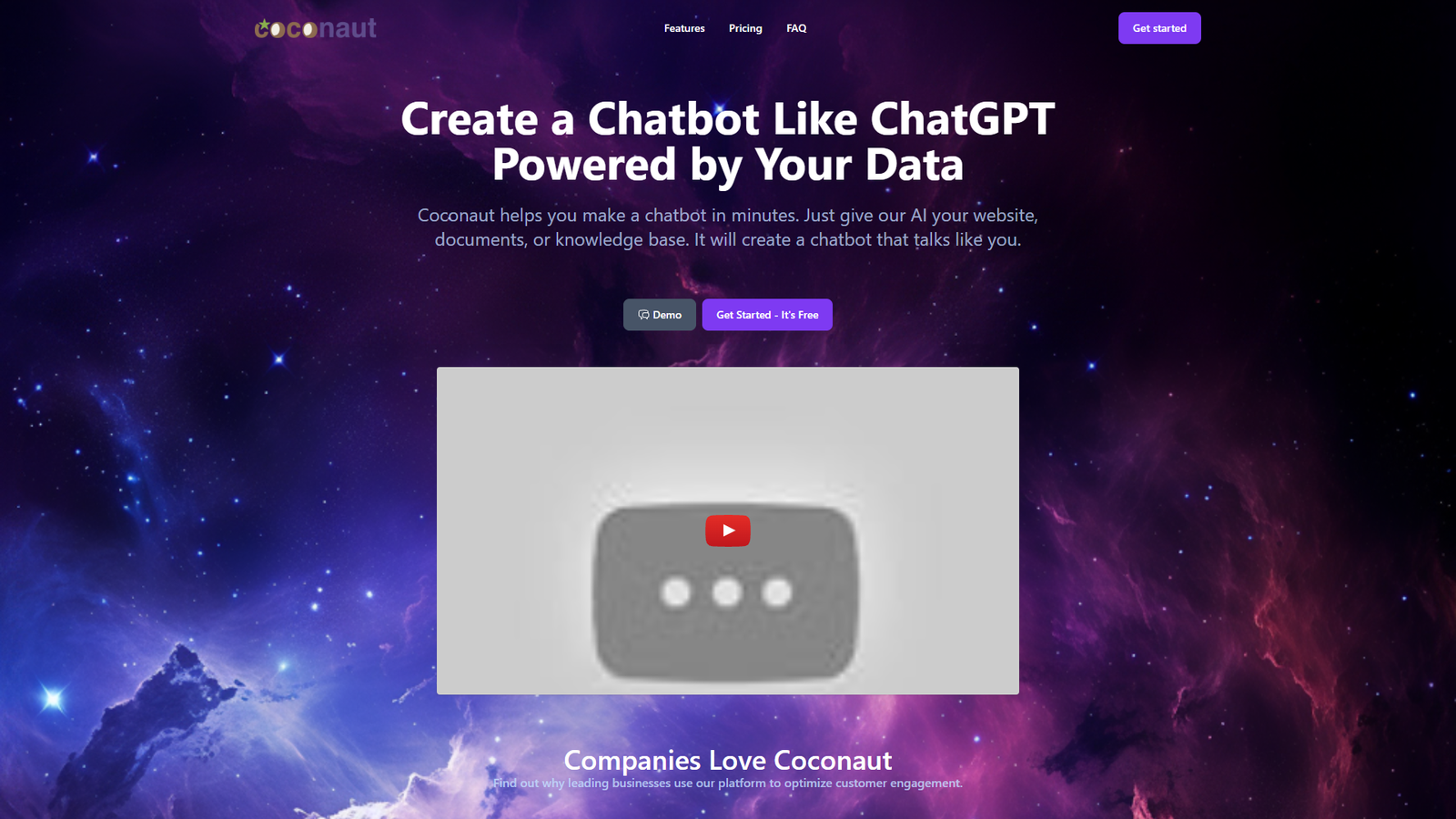 Coconaut.ai — интерфейс нейросети Coconaut.ai — интерфейс нейросети