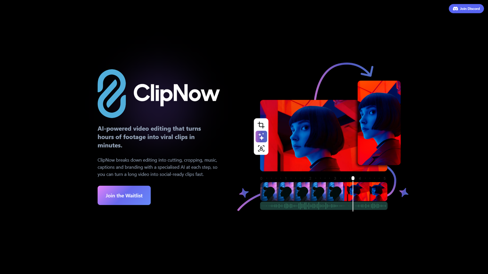 ClipNow — интерфейс нейросети ClipNow — интерфейс нейросети