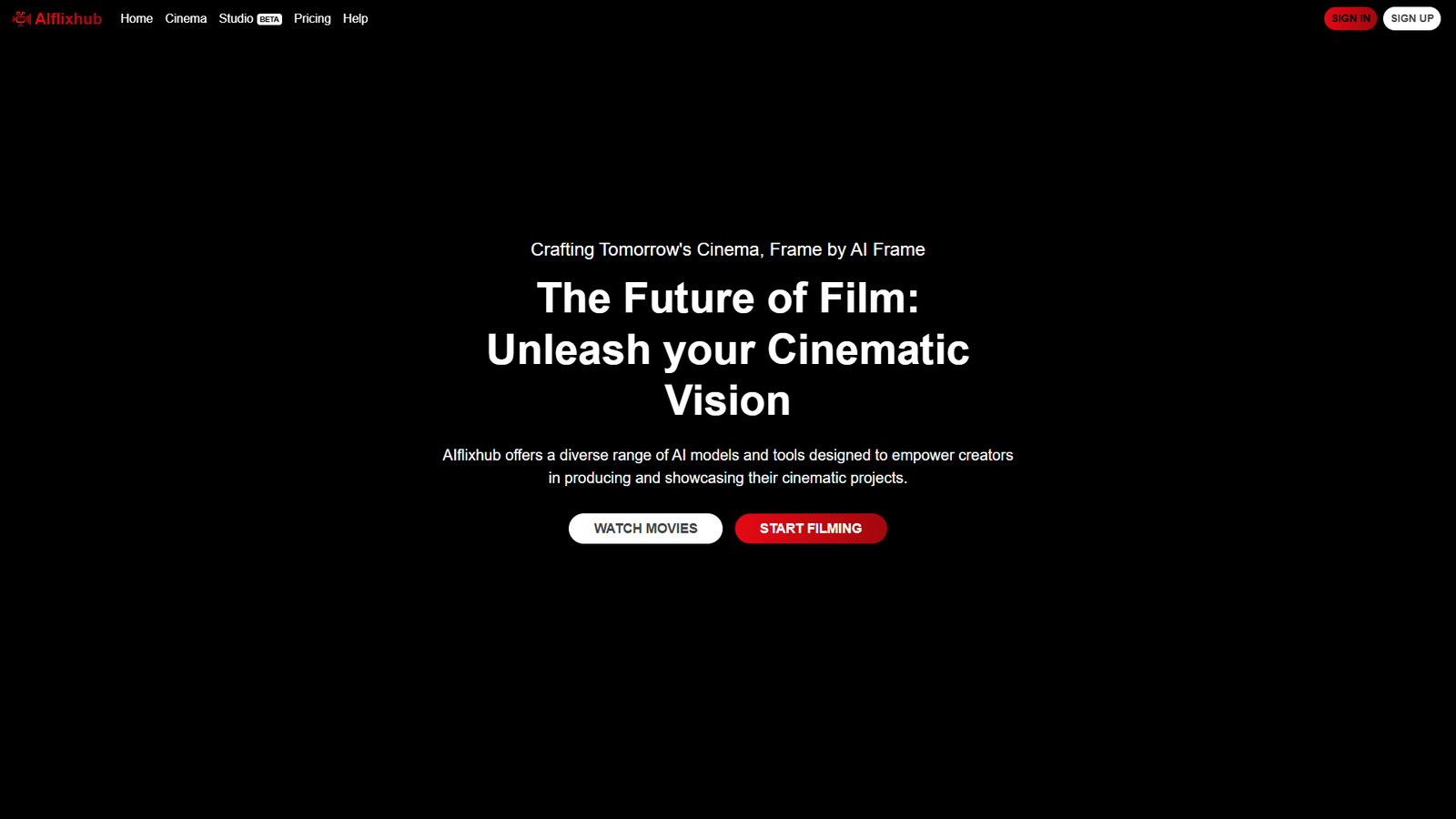 AIflixhub — интерфейс нейросети AIflixhub — интерфейс нейросети