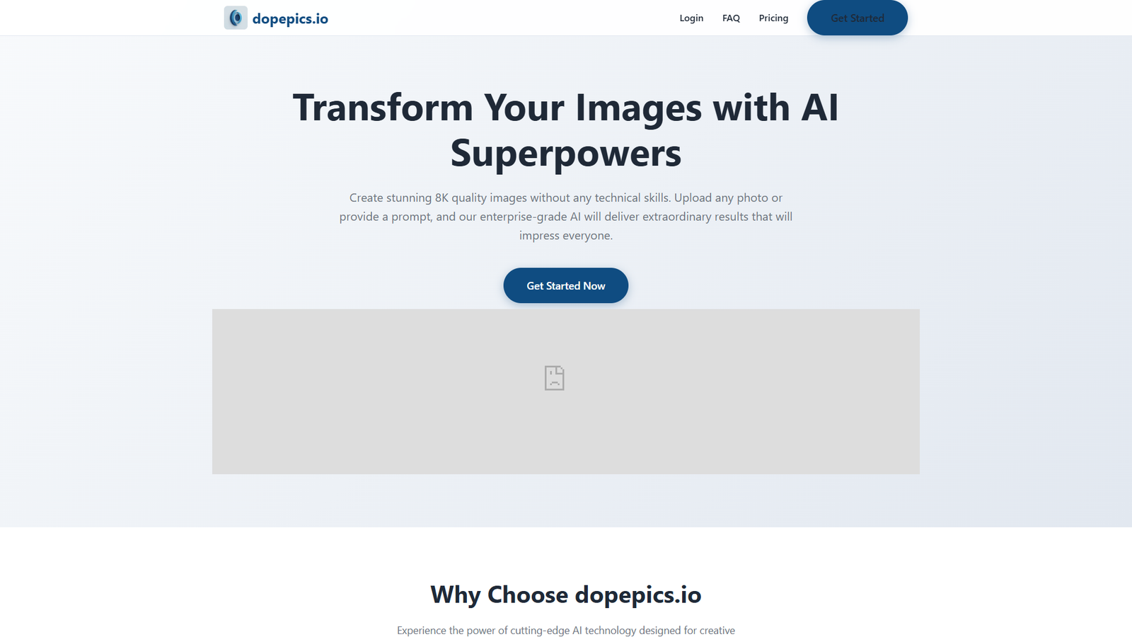 dopepics.io — интерфейс нейросети dopepics.io — интерфейс нейросети