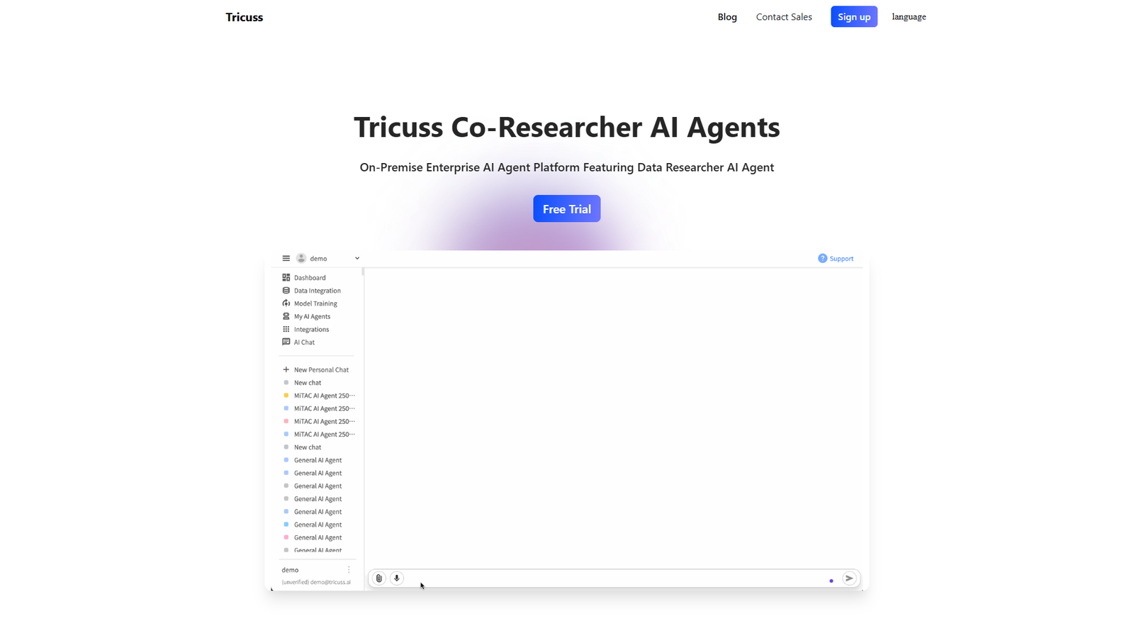 Tricuss — интерфейс нейросети Tricuss — интерфейс нейросети