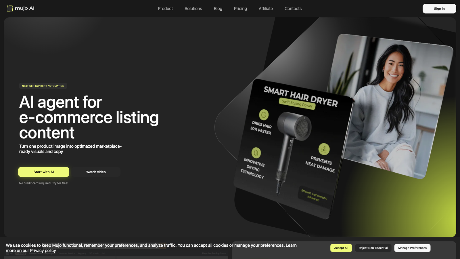 Mujo AI — интерфейс нейросети Mujo AI — интерфейс нейросети