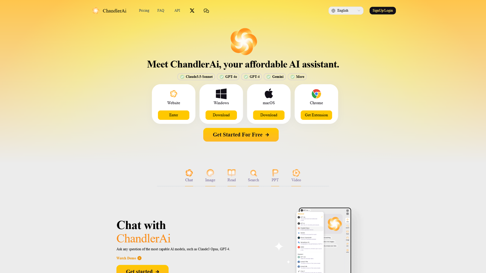 ChandlerAi — интерфейс нейросети ChandlerAi — интерфейс нейросети