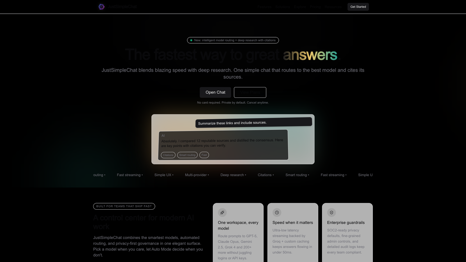 JustSimpleChat — интерфейс нейросети JustSimpleChat — интерфейс нейросети