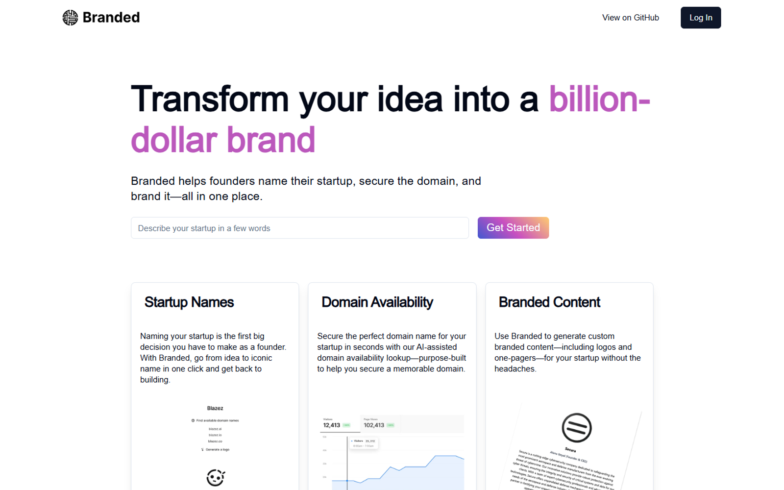 Branded — интерфейс нейросети Branded — интерфейс нейросети