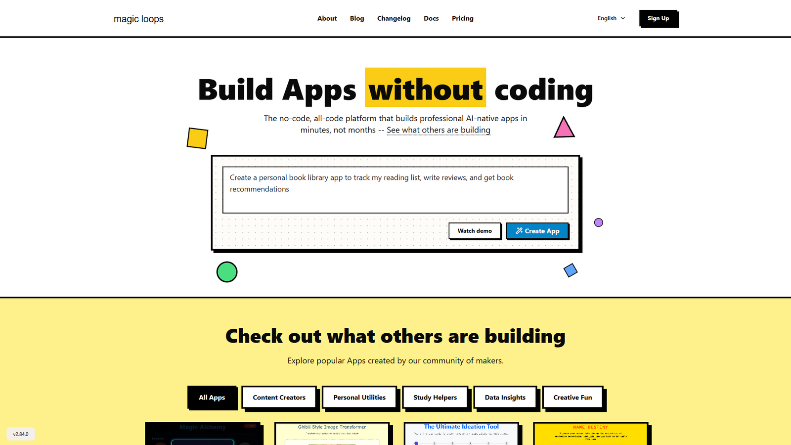Magic Loops — интерфейс нейросети Magic Loops — интерфейс нейросети
