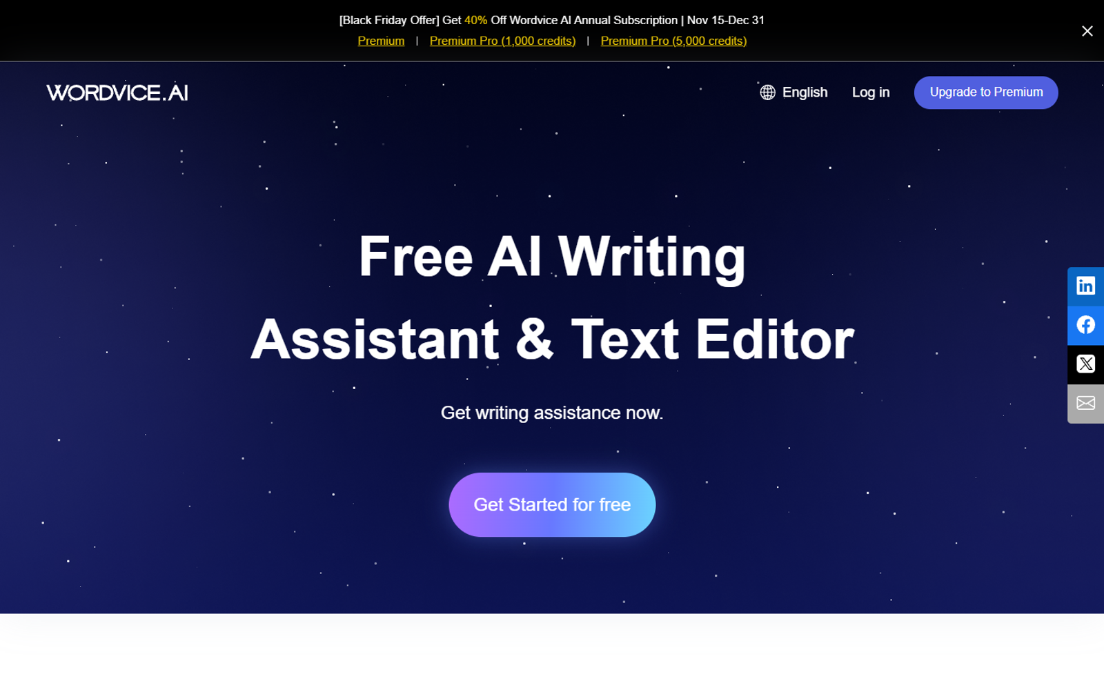 Wordvice AI Writing Assistant — интерфейс нейросети Wordvice AI Writing Assistant — интерфейс нейросети