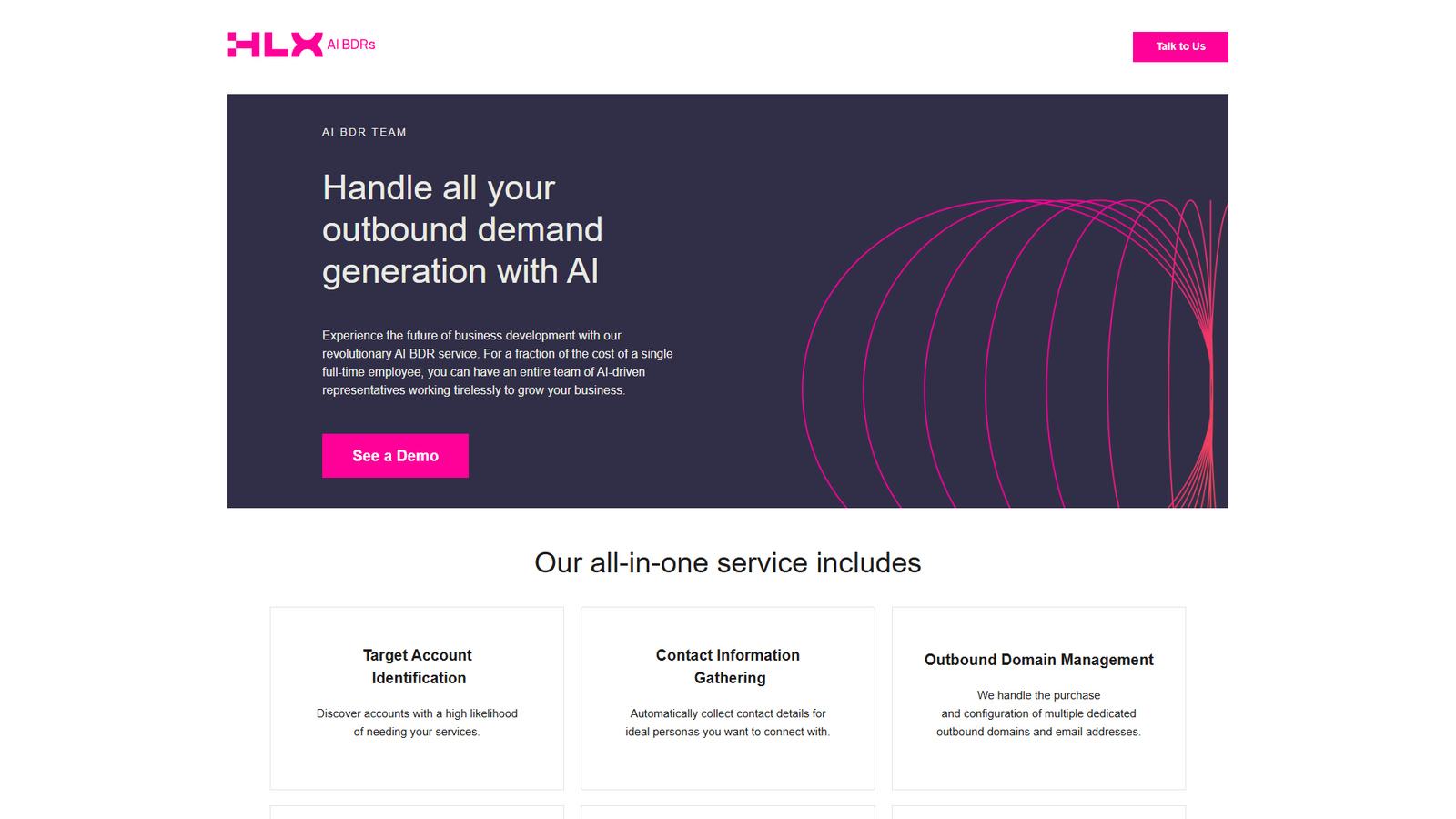 AI Outbound Agents (HLXAIBDR) — интерфейс нейросети AI Outbound Agents (HLXAIBDR) — интерфейс нейросети