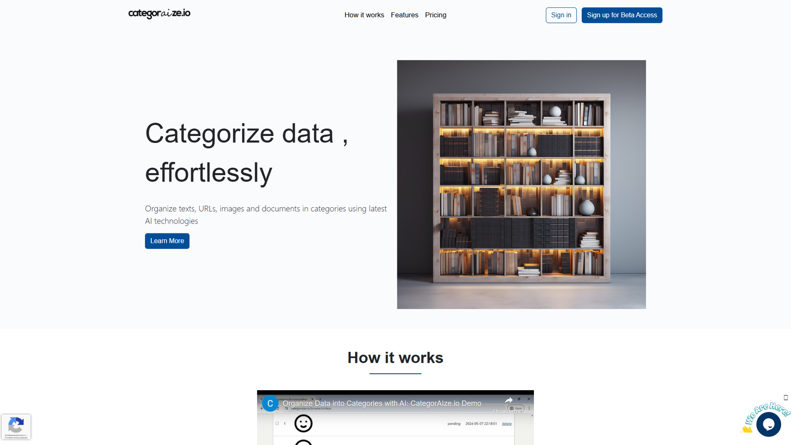 categorAIze.io — интерфейс нейросети categorAIze.io — интерфейс нейросети