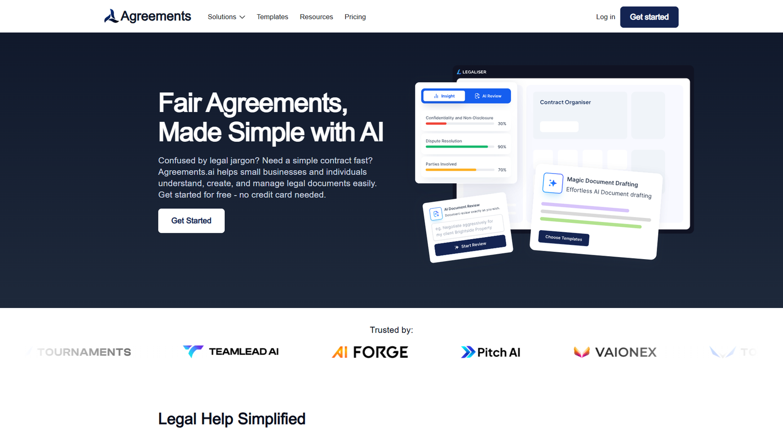 Agreements.AI — интерфейс нейросети Agreements.AI — интерфейс нейросети