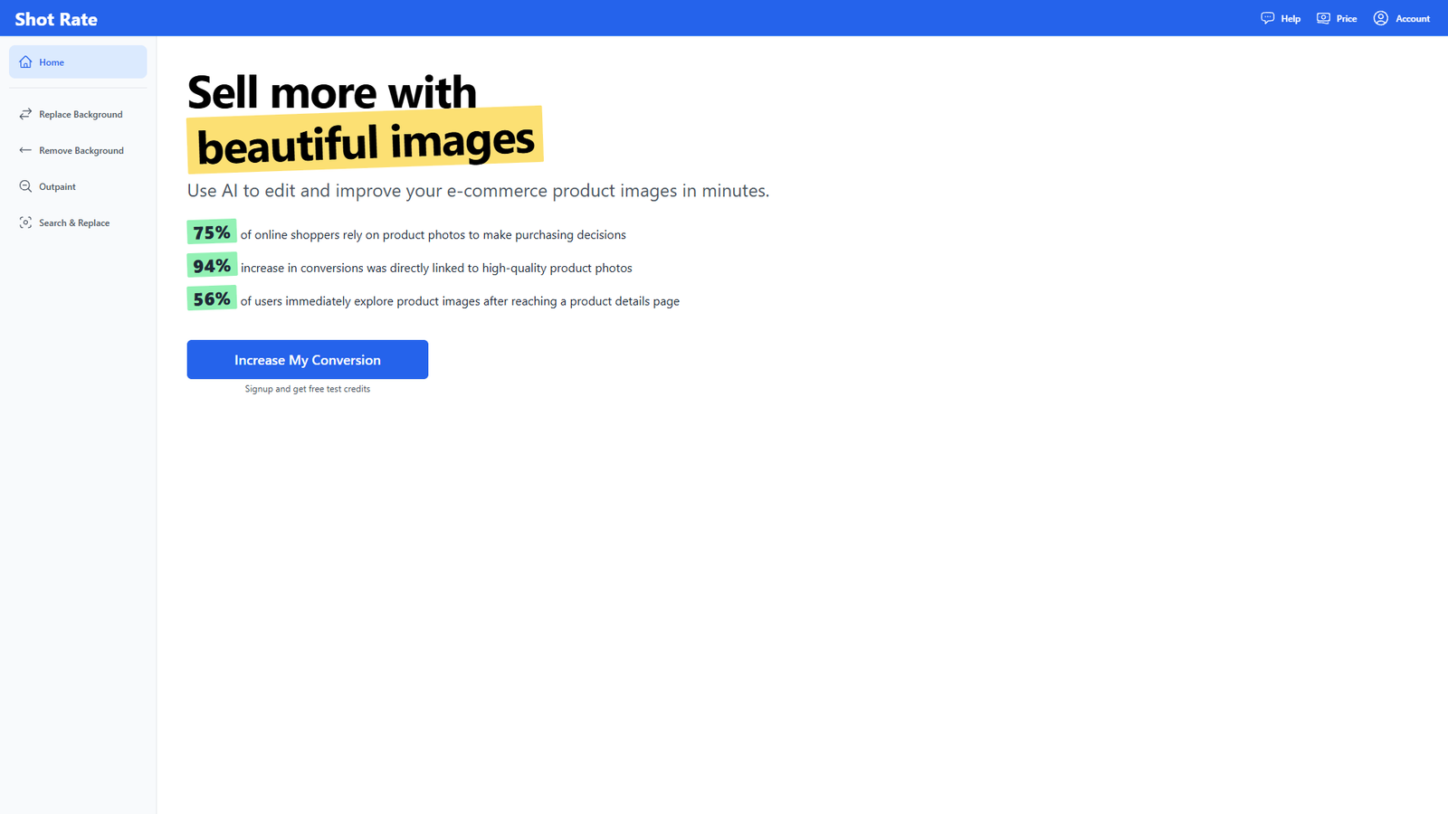 Shot Rate — интерфейс нейросети Shot Rate — интерфейс нейросети