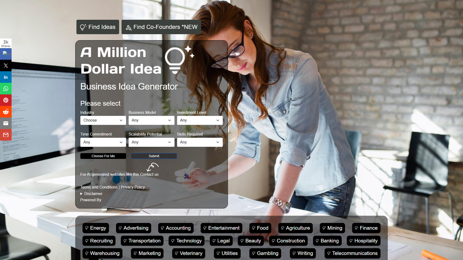 A Million Dollar Idea — интерфейс нейросети A Million Dollar Idea — интерфейс нейросети